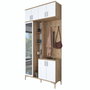 Hanah Home Soporte de Entrada EA120 - 2763 Nogal y Blanco